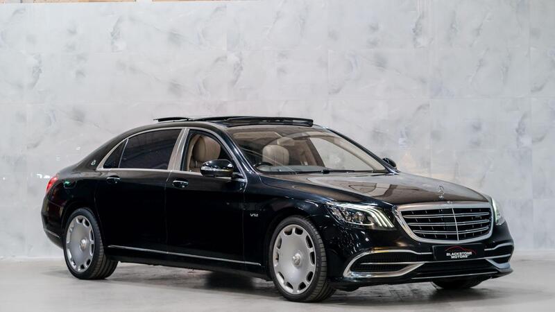 Black Mercedes-Maybach S 650 saloon